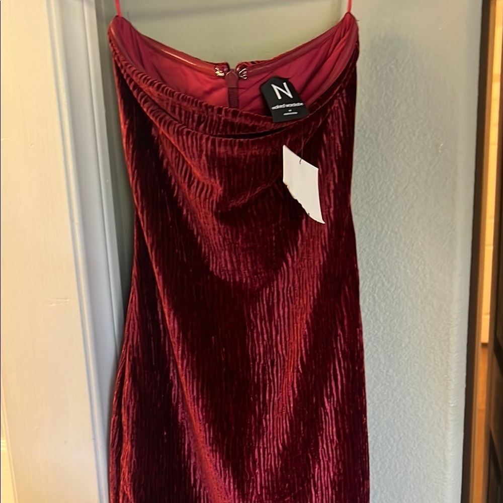 Red Velvet Dress